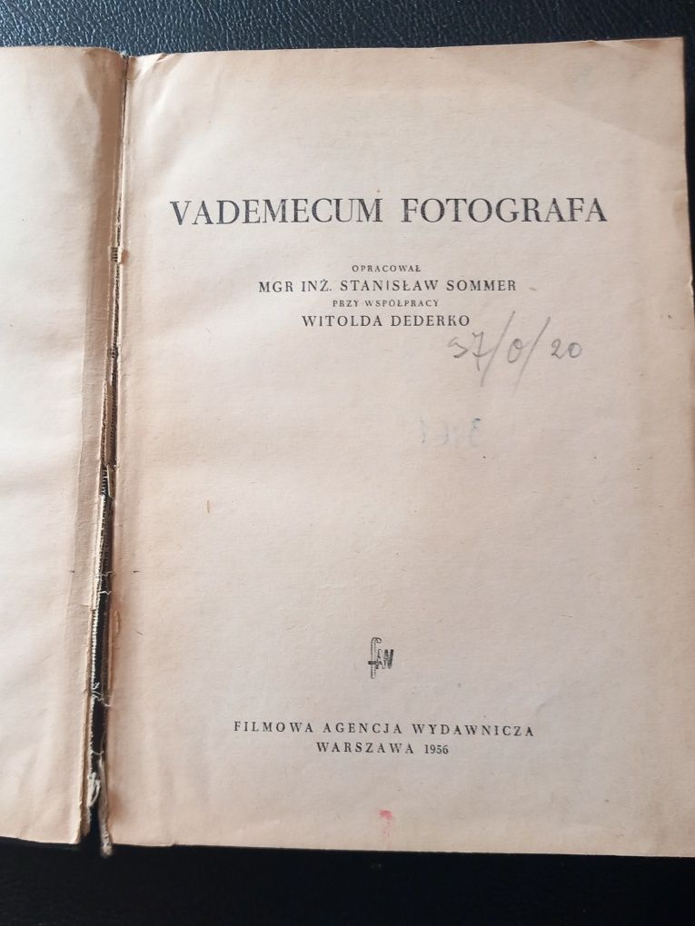 Vademecum fotografa - Stanisław Sommer, Witold Dederko