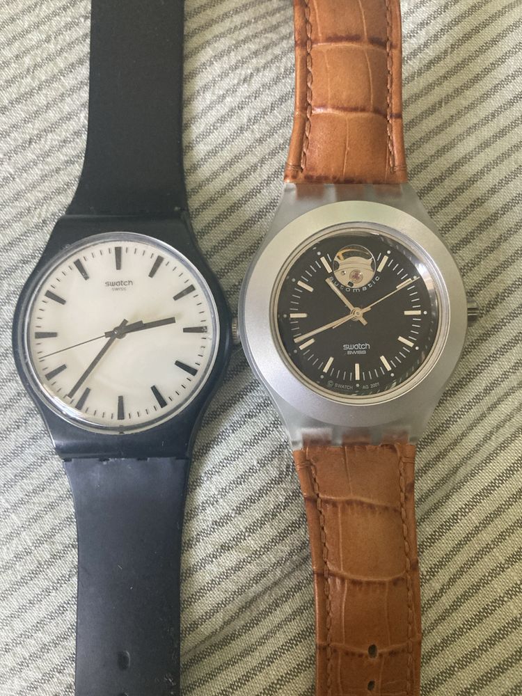 Seis Relogios da Swatch Swiss