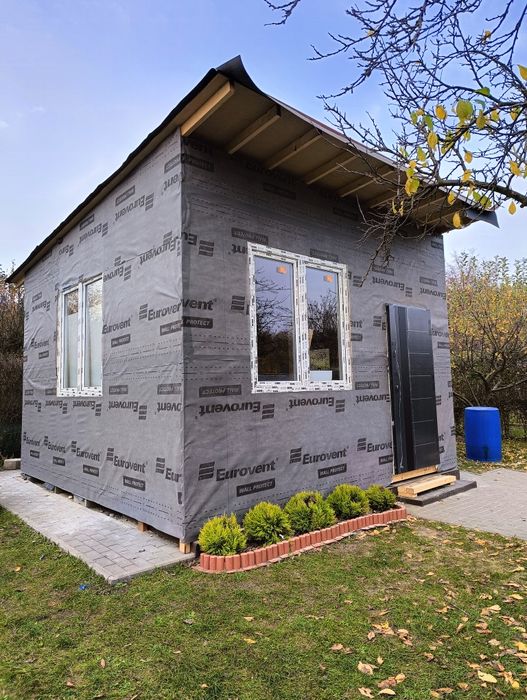 Domek szkieletowy konstrukcja drewniana