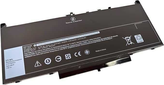 Bateria do Dell Latitude E7470 E7270 55Wh 7.6V 6874 mAh J60J5