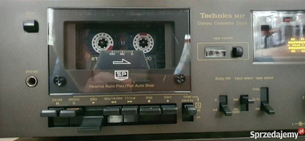 Technics magnetofon RS-M17 wzmacniacz SU 8044