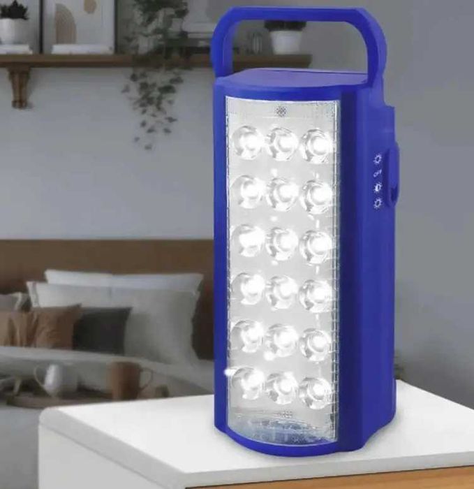 Фонарь аккумуляторный светодиодный ALMINA DL-2424 Якісний ліхтар!!!