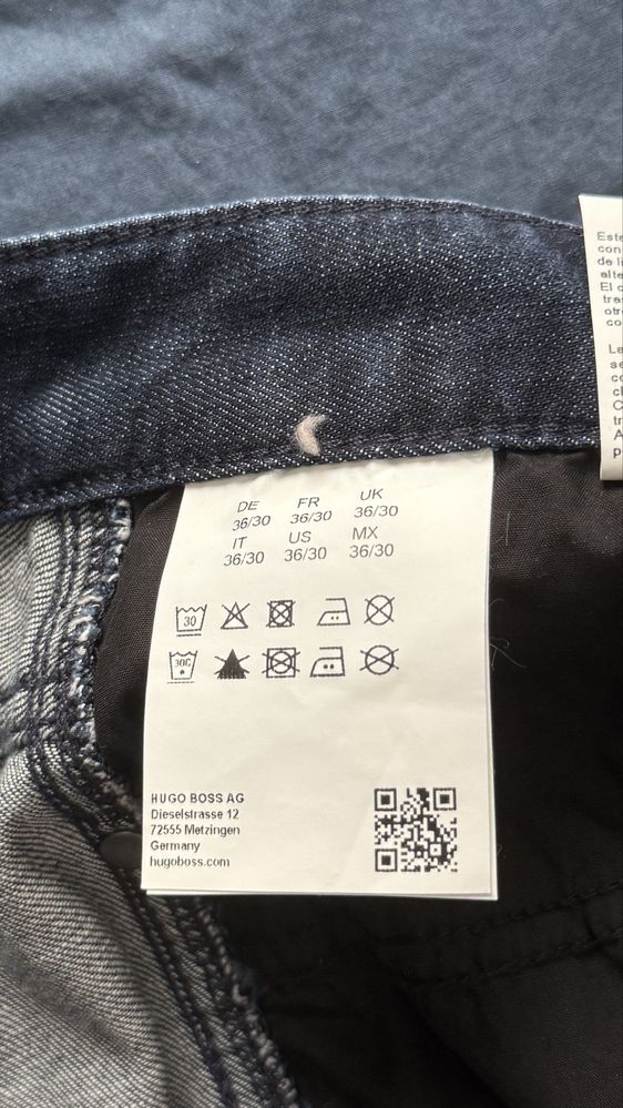 Spodnie jeansowe hugo boss meskie