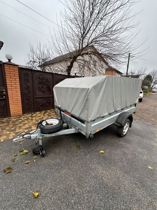 Причіп URSA Universal 2500х1500 з тентом, самосвал