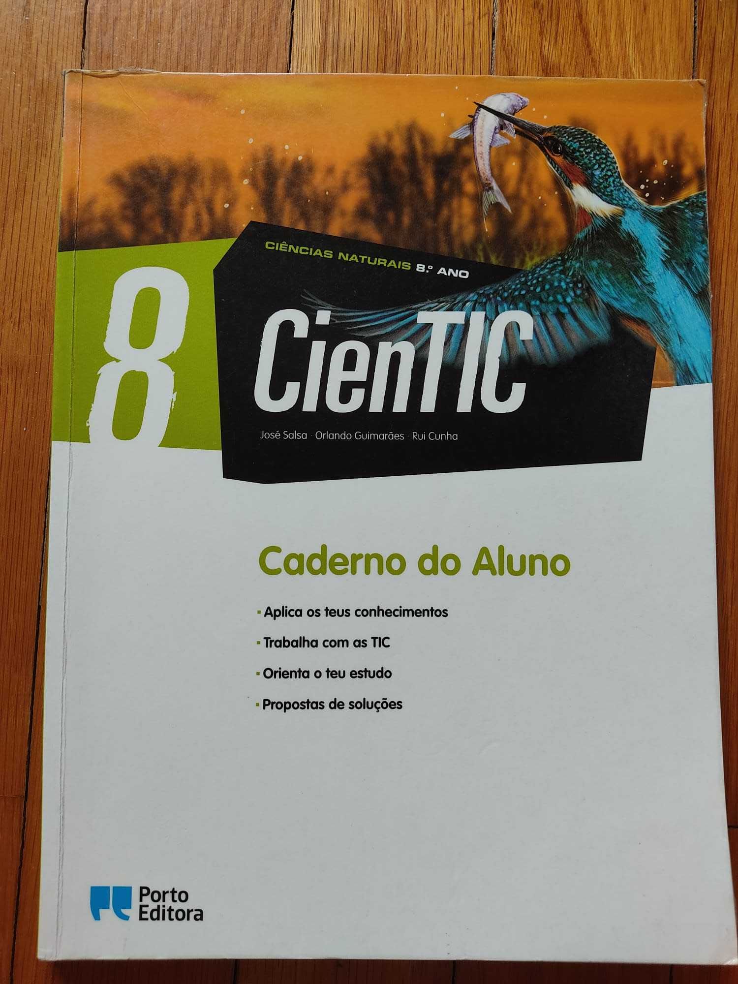 "Cientic 8" Caderno do aluno e Guia de vida sustentável (Porto Ed) 8º