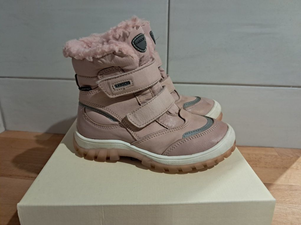 Lasocki Kids Star buty zimowe membrana 28 różowe