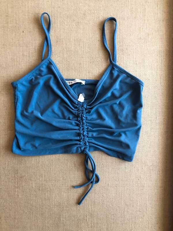 Zara - nienoszony crop top (M) stan idealny