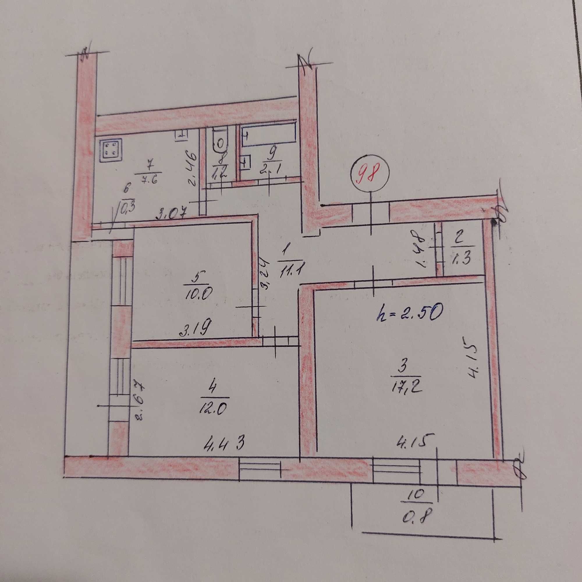 Продам 3  кім. Квартиру