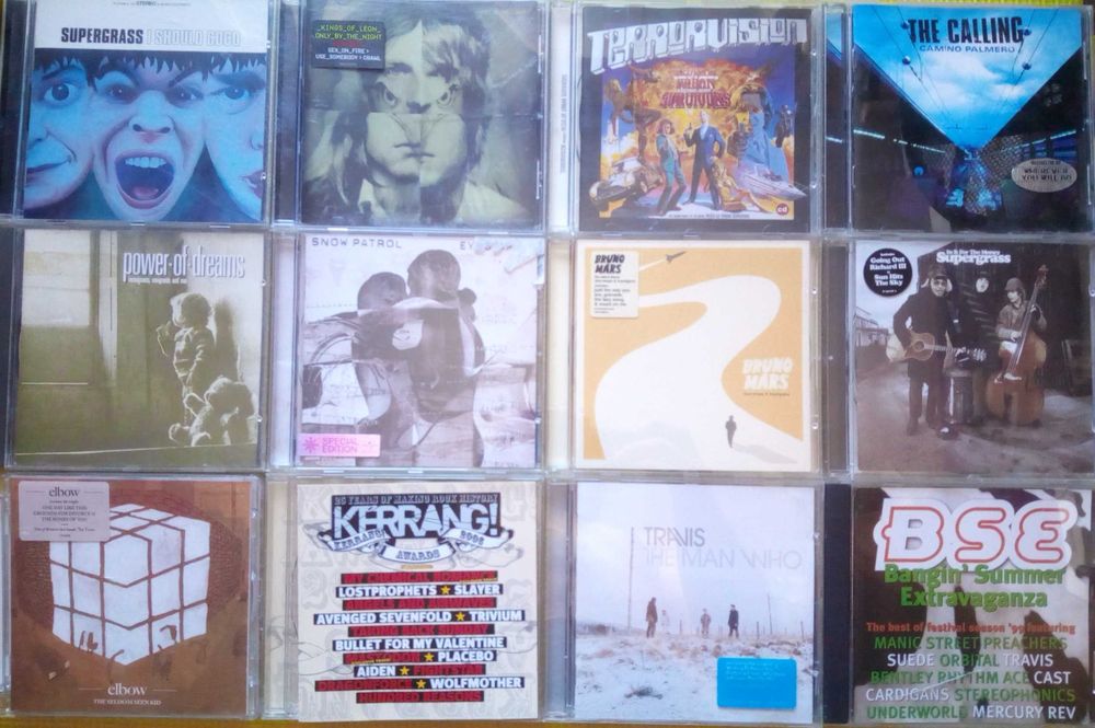 CD Rock Blur Oasis Placebo Coldplay Muse Verve Keane Kmfdm Travis