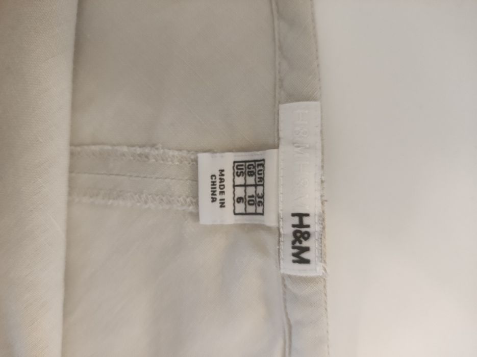 Lniana spódnica H&M