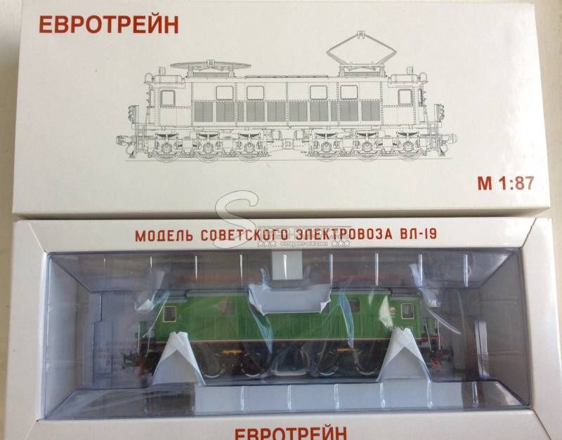 Евротрейн 3010 Электровоз ВЛ 19-01 1:87 piko, roco  (Аналог,