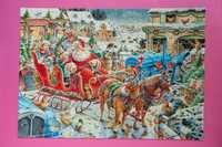 Świąteczne Puzzle Ravensburger, The Christmas Farm 1000 el komplet