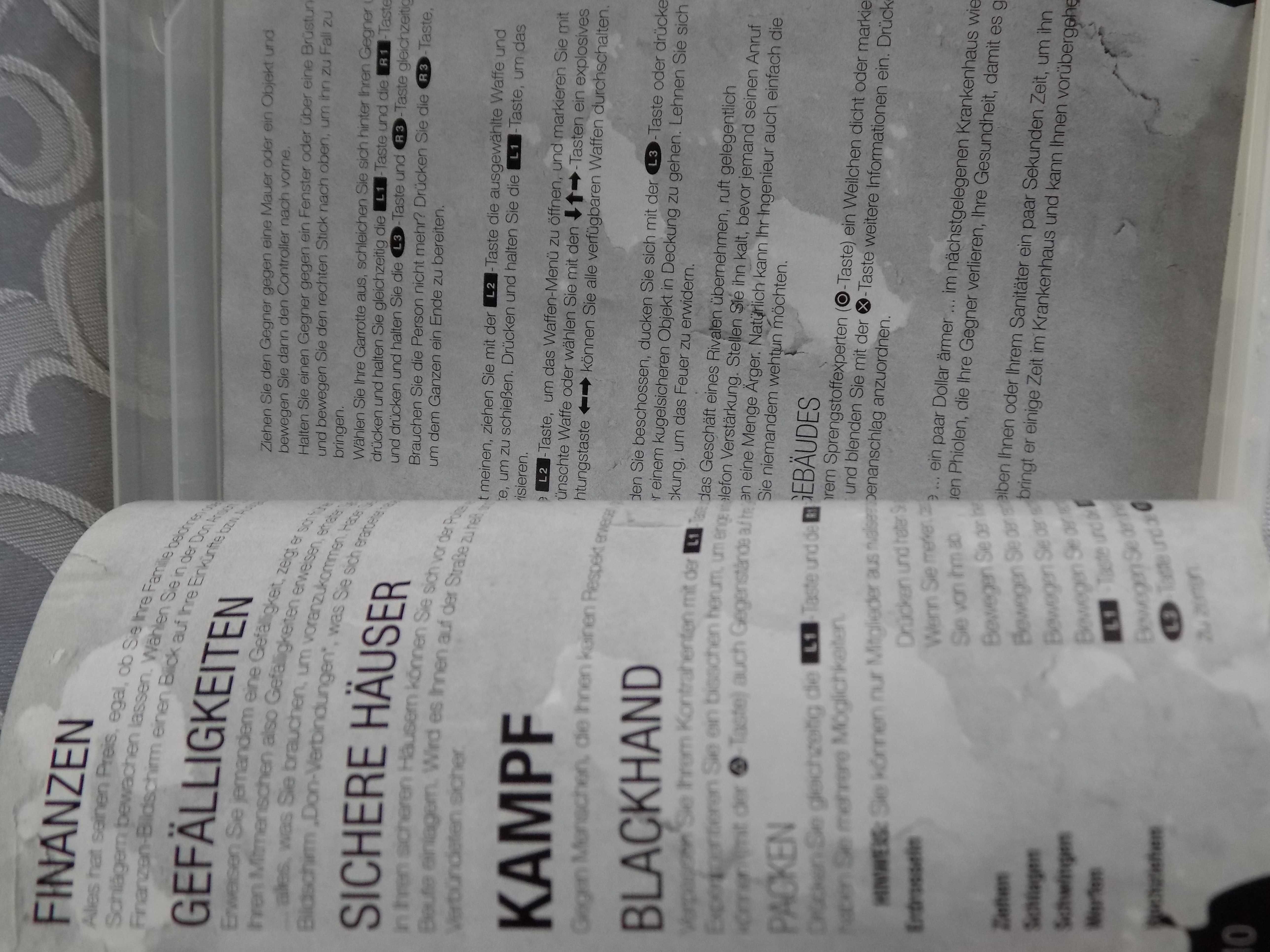 Ojciec Chrzestny II po niemiecku - Der Pate 2, na SONY PlayStation 3!!