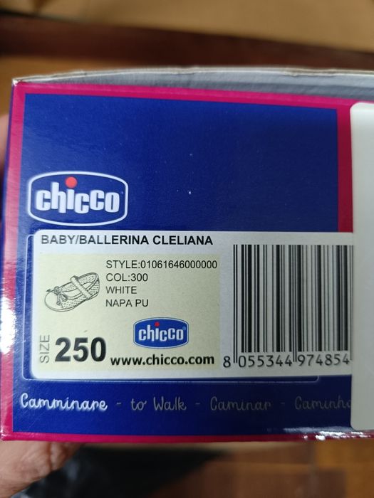 Sapatos Chicco  tamanho 25