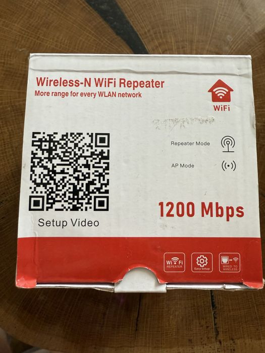 Wzmacniacz sygnału WiFi Repeater 1200Mbps