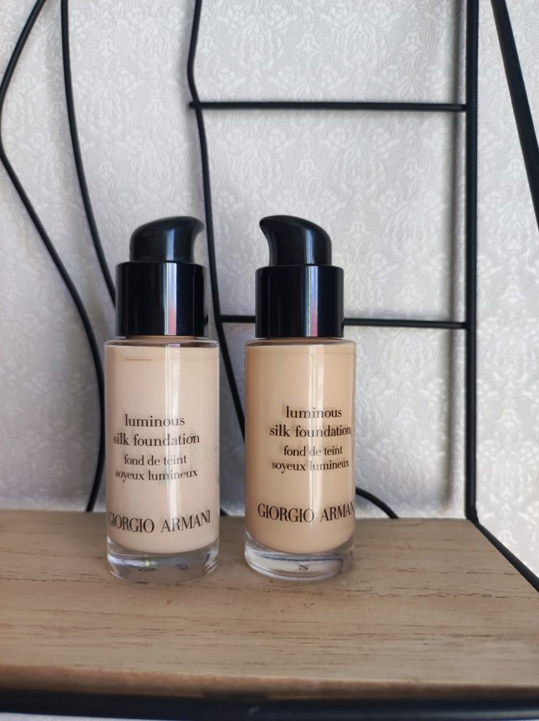 Podkład Giorgio Armani luminous silk foundation soyeux 2 i 3