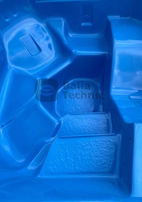 Wkład z włókna szklanego kwadrat leżanka