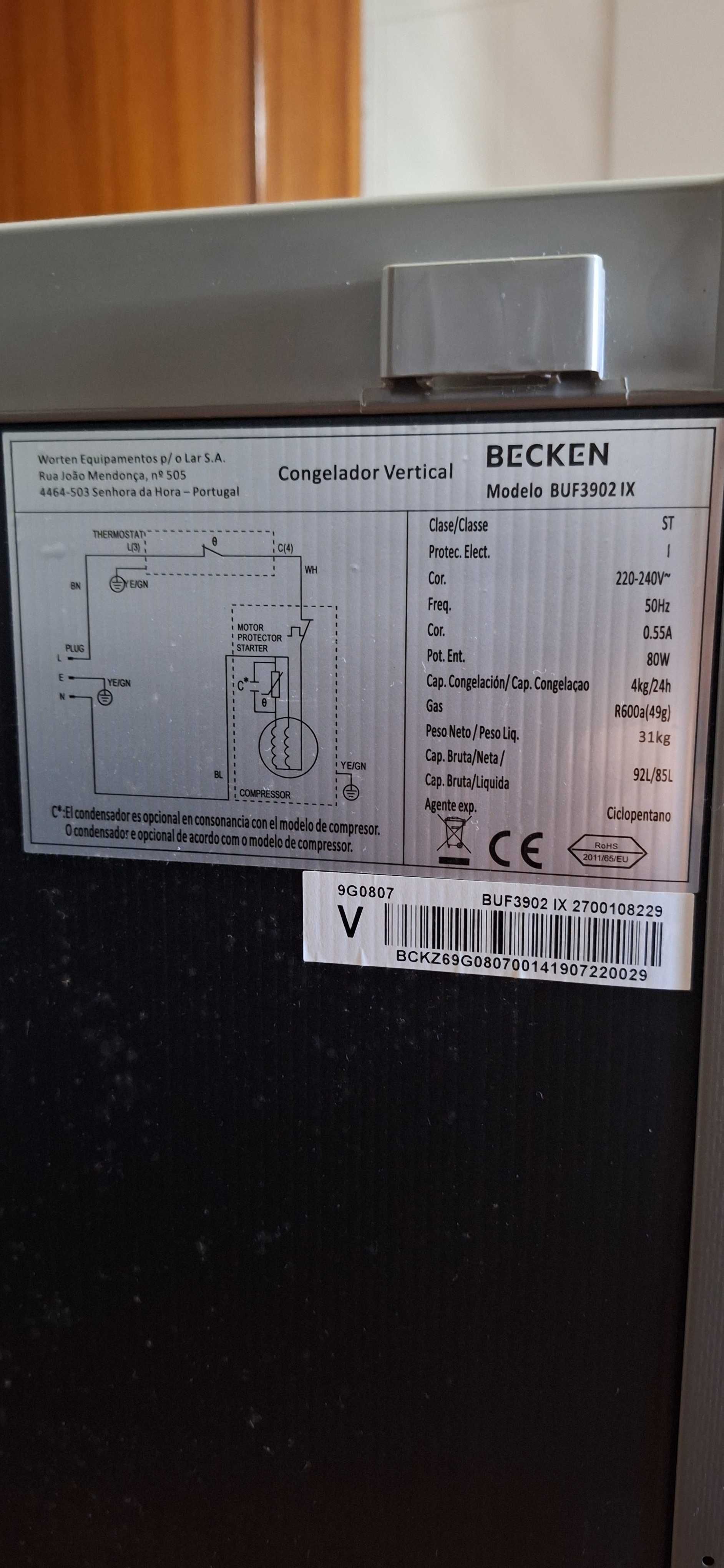 Arca Congeladora 85L