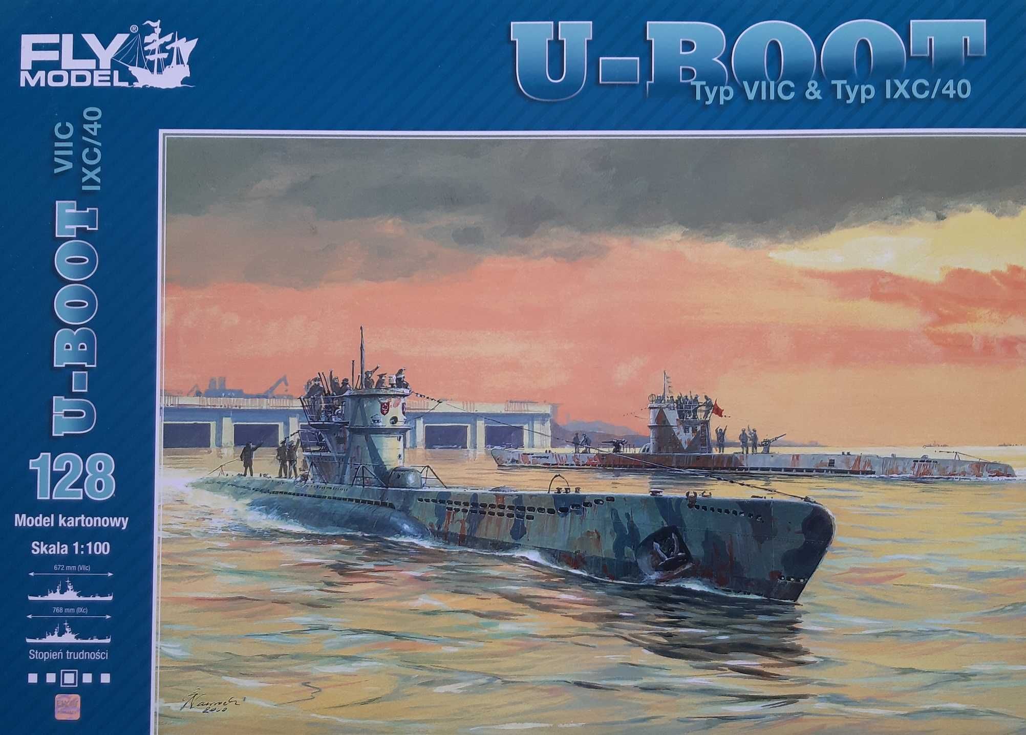 FLY MODEL 128 U-BOOT VIIC & IXC/40 1:100