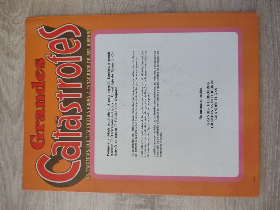 Livro Grandes Catástrofes