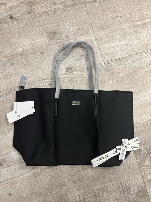 Torebka Lacoste Shopper Bag czarna nowa