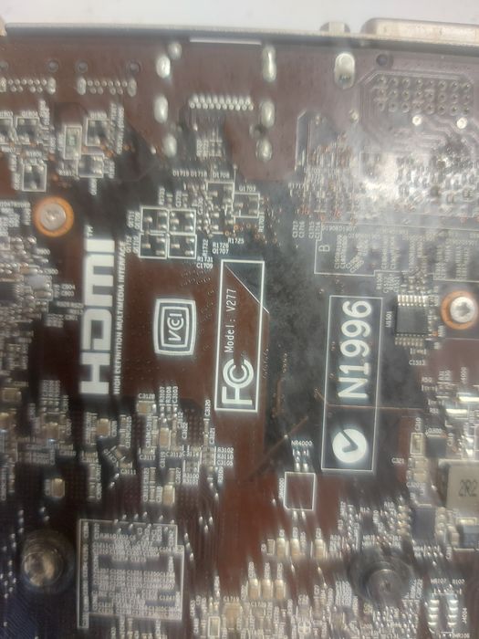 Відеокарта MSI Twin Frozer III. Не робоча.