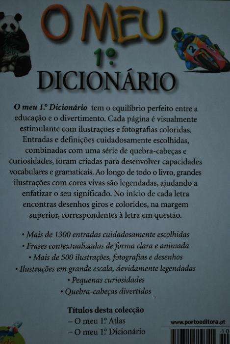 O Meu 1.º Atlas e O Meu 1.º Dicionário (Porto Editora)