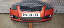 Zderzak przód Skoda Fabia II Roomster 07 11 lak: 9771 LF3H