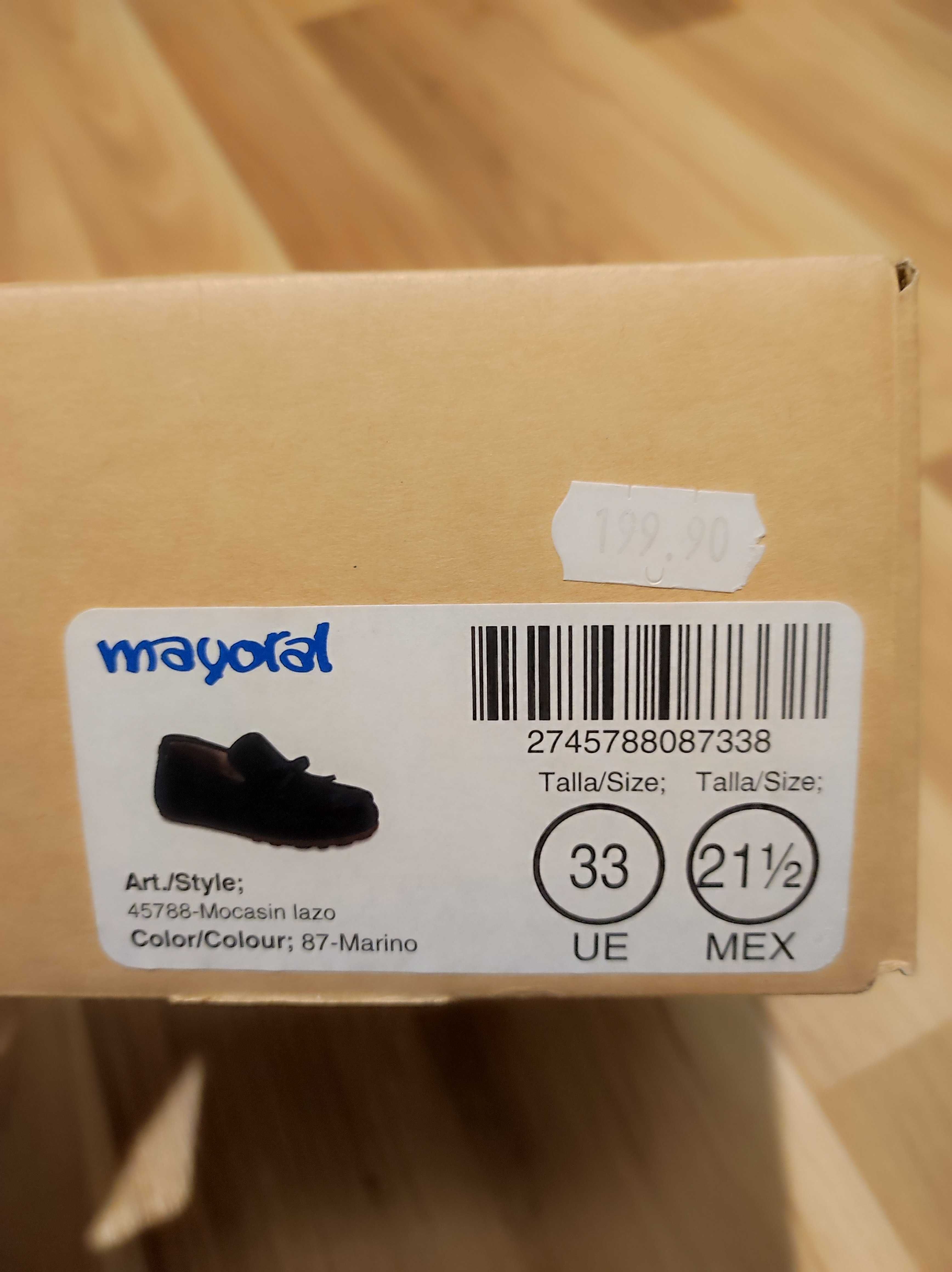 Mokasyny zamszowe Mayoral(21.5 cm)
