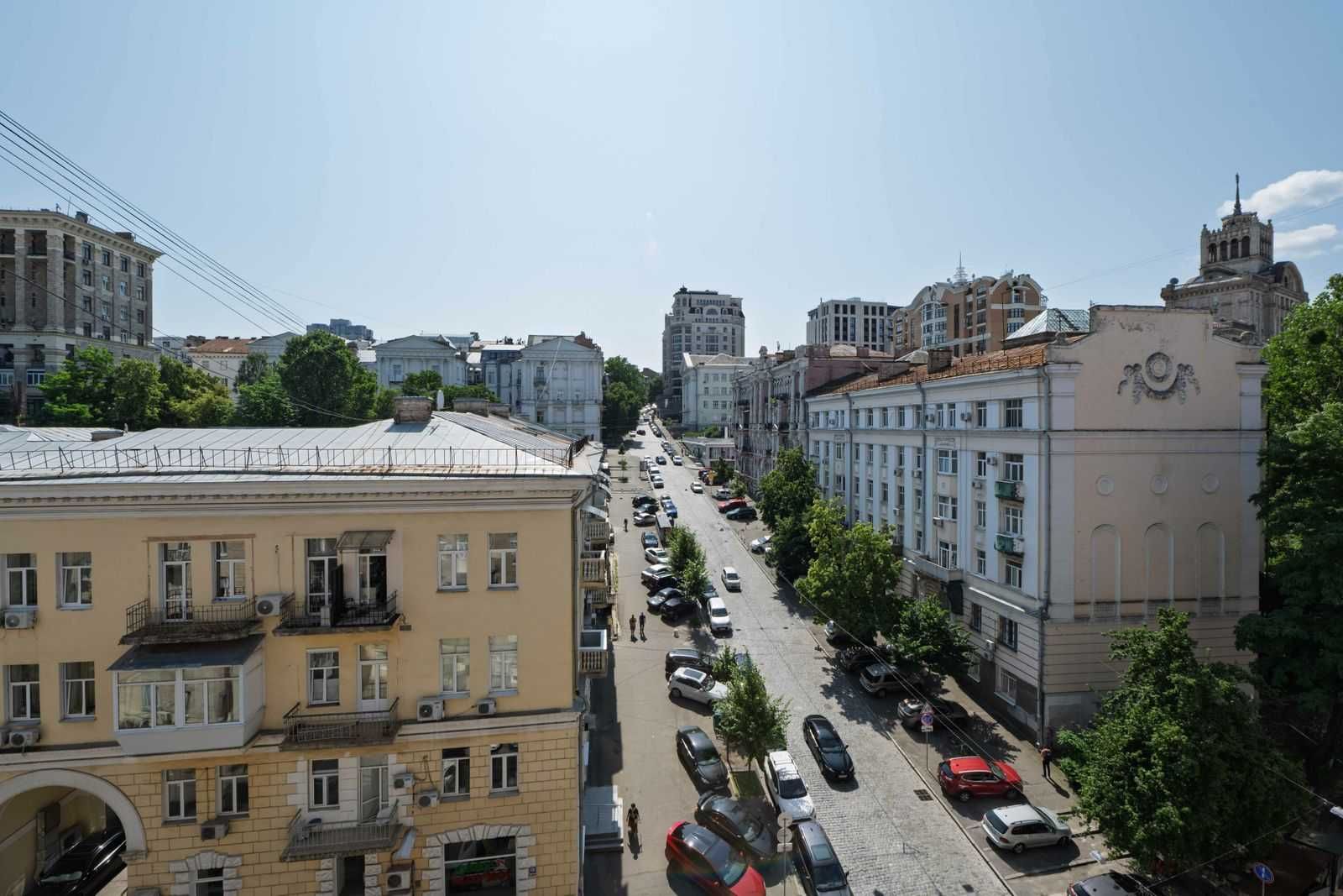 Центр Вид на Хрещатик  Ремонт 3кім=120м² / Липки Лютеранська Прорізна