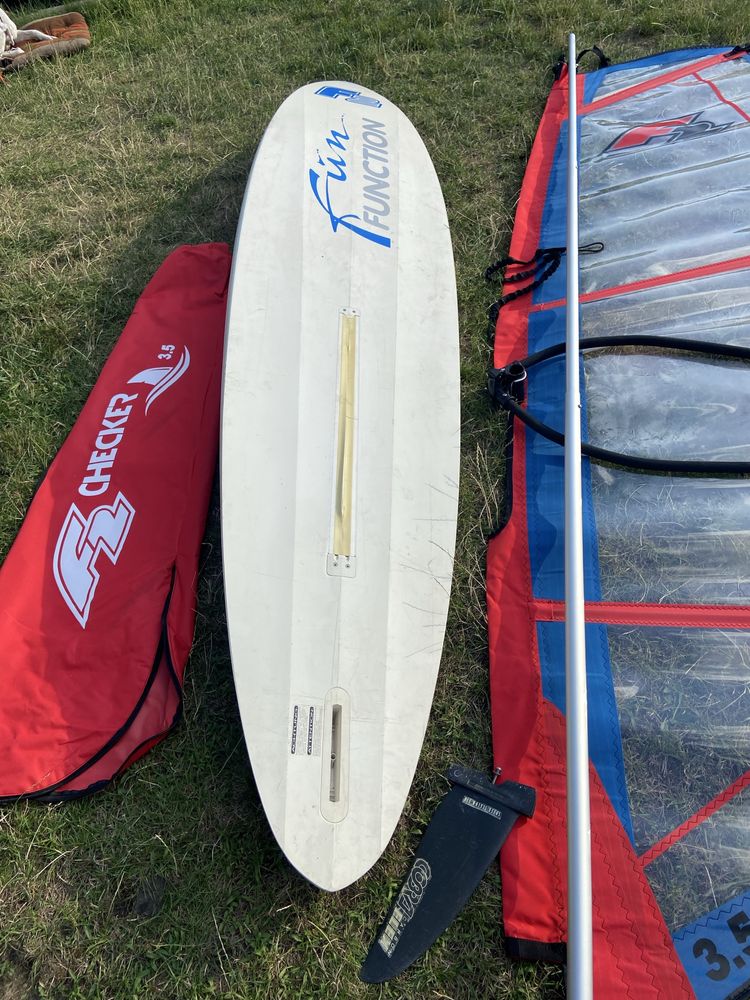 Deska windsurfingowa z zaglem 3,5 dla dziecka kompletna zestaw