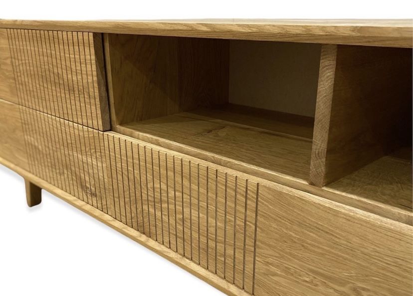 szafka rtv dąb , komoda debowa  loft drewno