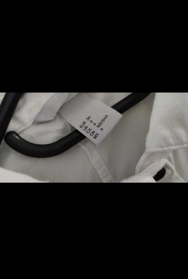 H&M biała koszula damska r. S 36
