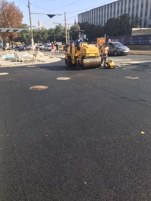 Асфальтирование в Днепре и аренда спецтехники каток минипогрузчик ...