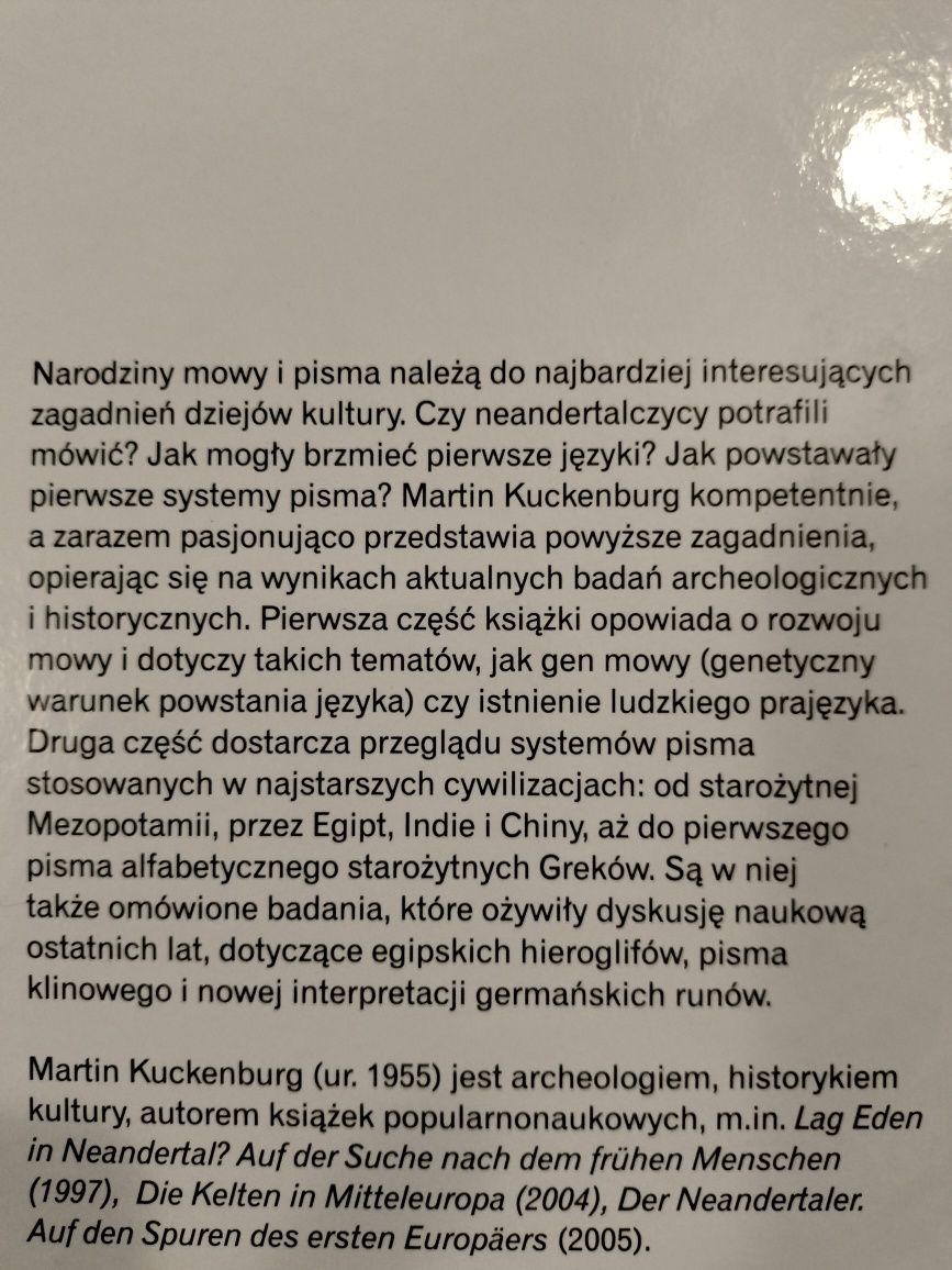 Pierwsze słowo - M. Kuckenburg