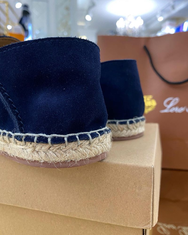 Еспадрільї чоловічі сині Loro Piana
