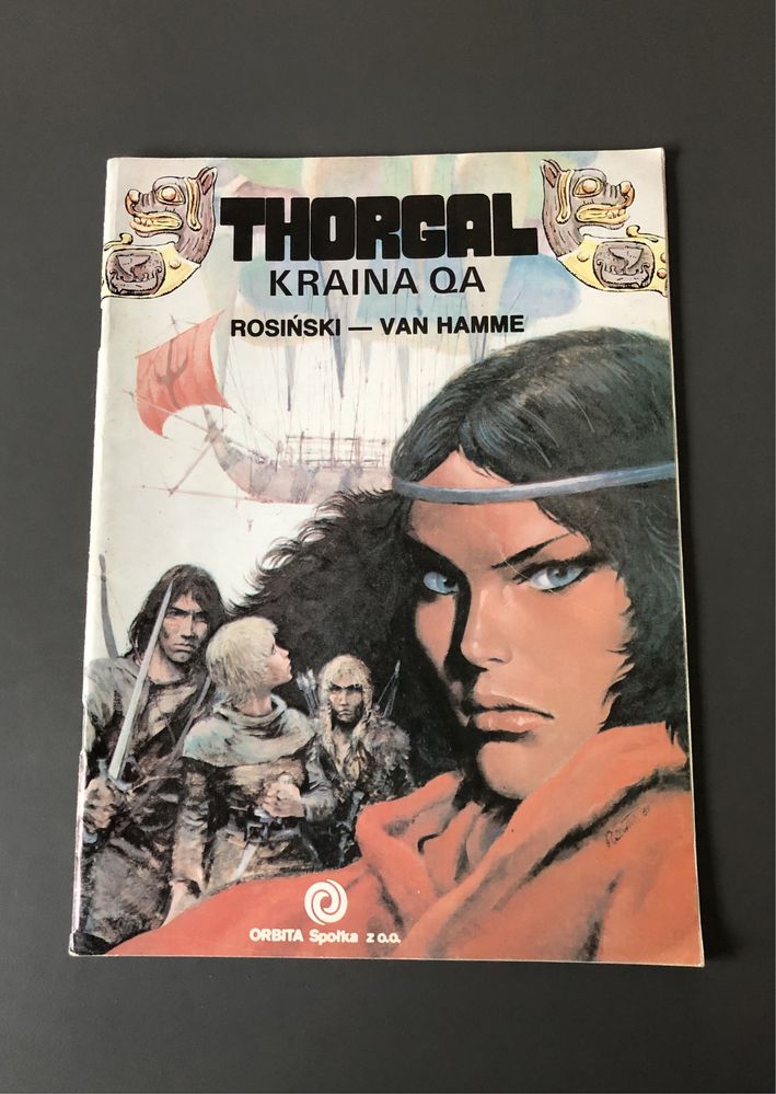 Thorgal „Kraina QA”, J. Van Hamme, G.Rosiński, wydanie I, 1989r.