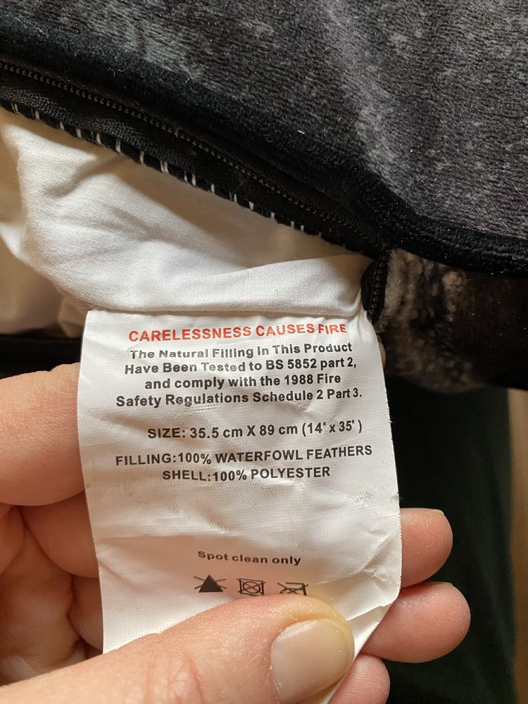 Poduszki ozdobne ksieżyc fazy księżyca czarne pierze