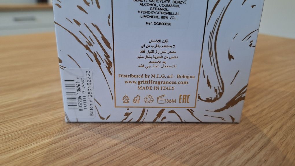 Gritti Tutu Blanc 100ml
