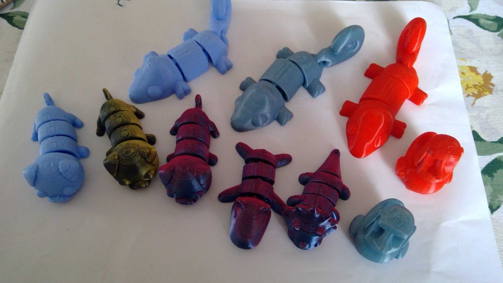 figurki , breloki z drukarki 3D