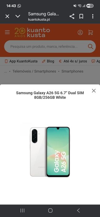 Smartphone SAMSUNG Galaxy A26