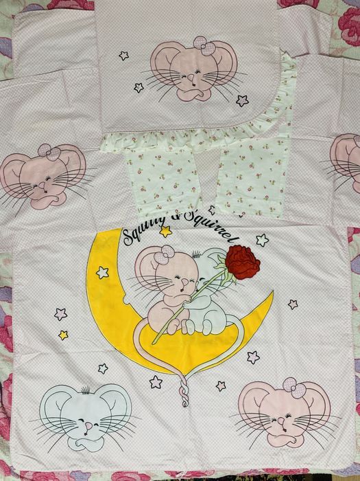 Постіль для дитячого ліжка для дівчинки