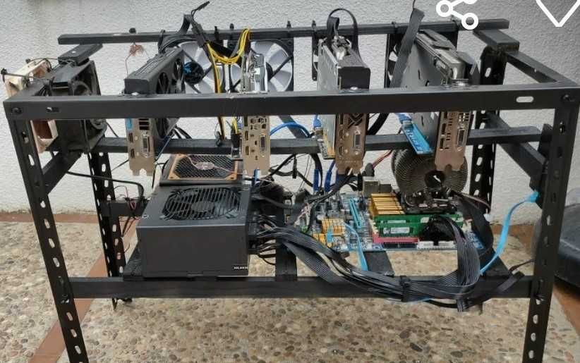 Rig  300€, Com 3 placas graficas. Zona de Aveiro