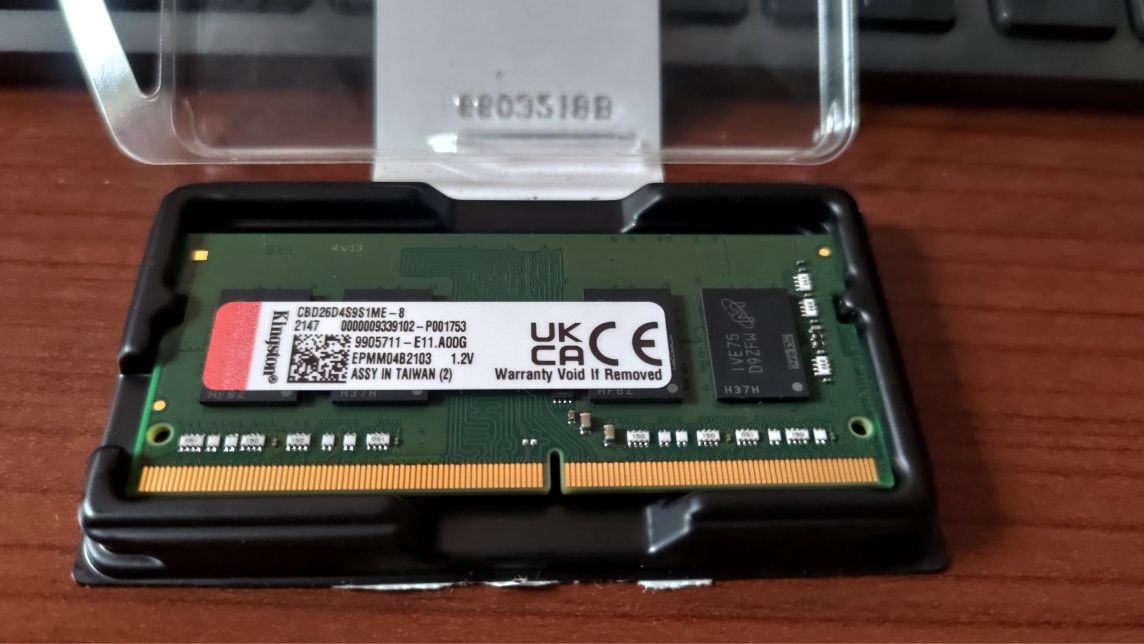RAM Kingston DDR4 SODIMM 4GB Qnap (CBD26D4S9S1ME-8)