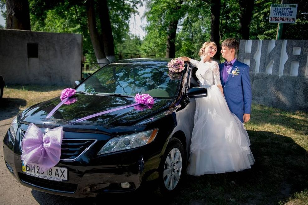 Свадебный кортеж, авто на свадьбу, обслуживание свадеб Toyota Camry