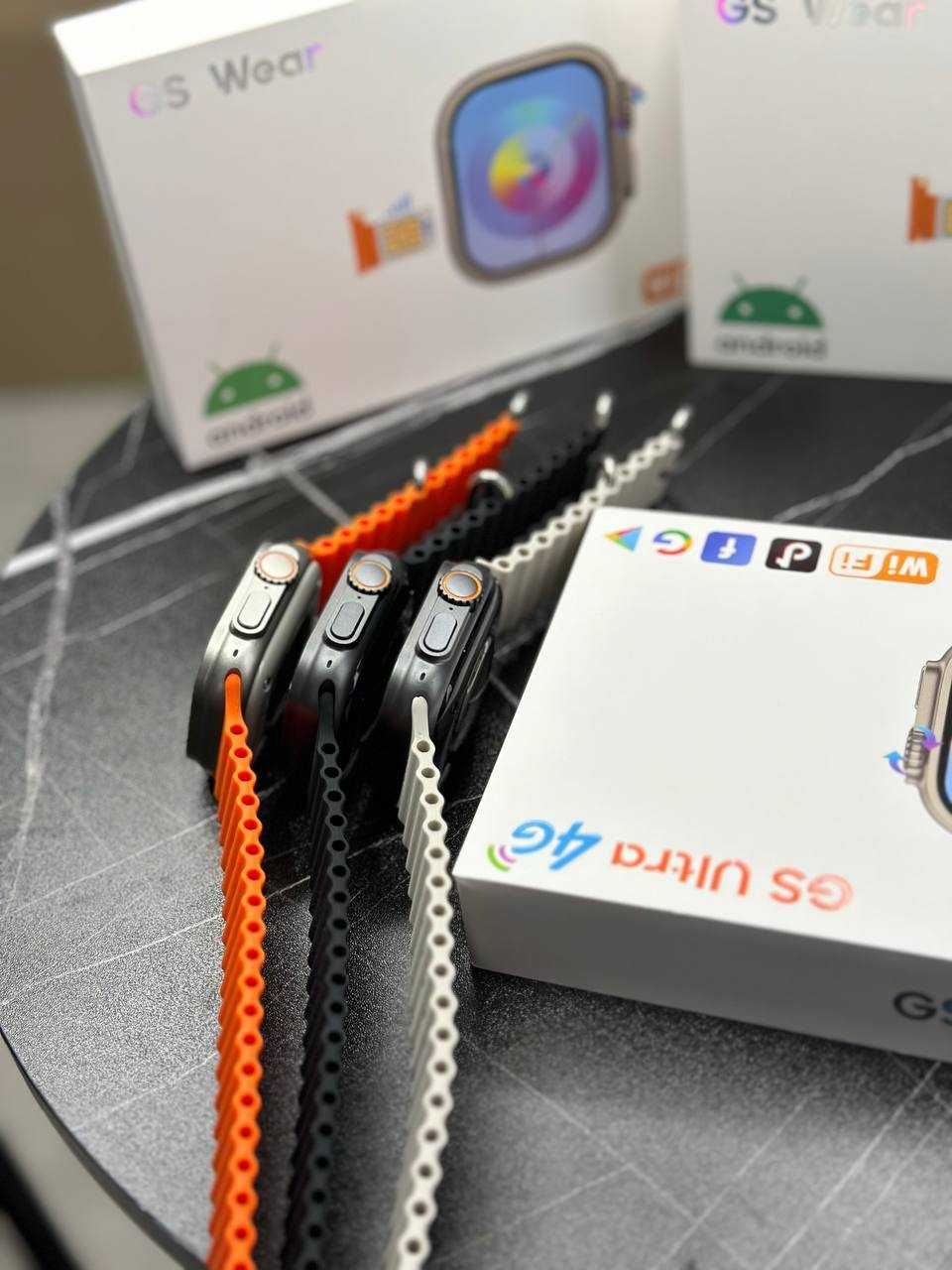 Современный Умный Смарт Часы Smart Watch Gs Ultra 4g Sim-карта 49мм
