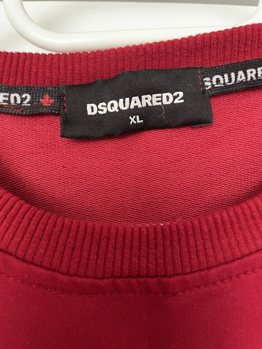 Bluza męska Dsquared2 bordo