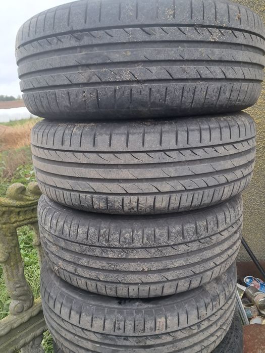 Sprzedam koła aluminiowe 5x112 vw 205/55/16 opony 2021 7mm