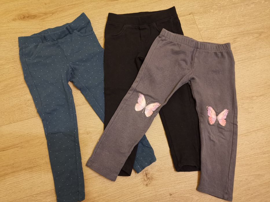 3 pary spodni 104 cm, dziewczynka