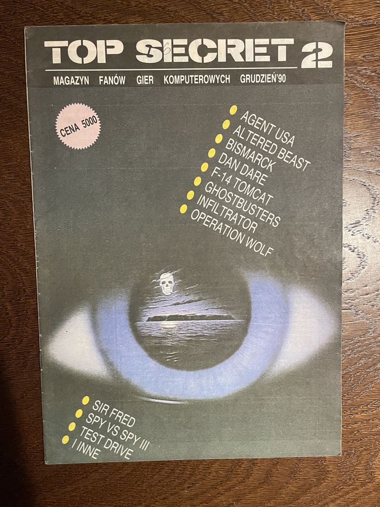Top Secret nr 2 oryginał czasopismo o grach